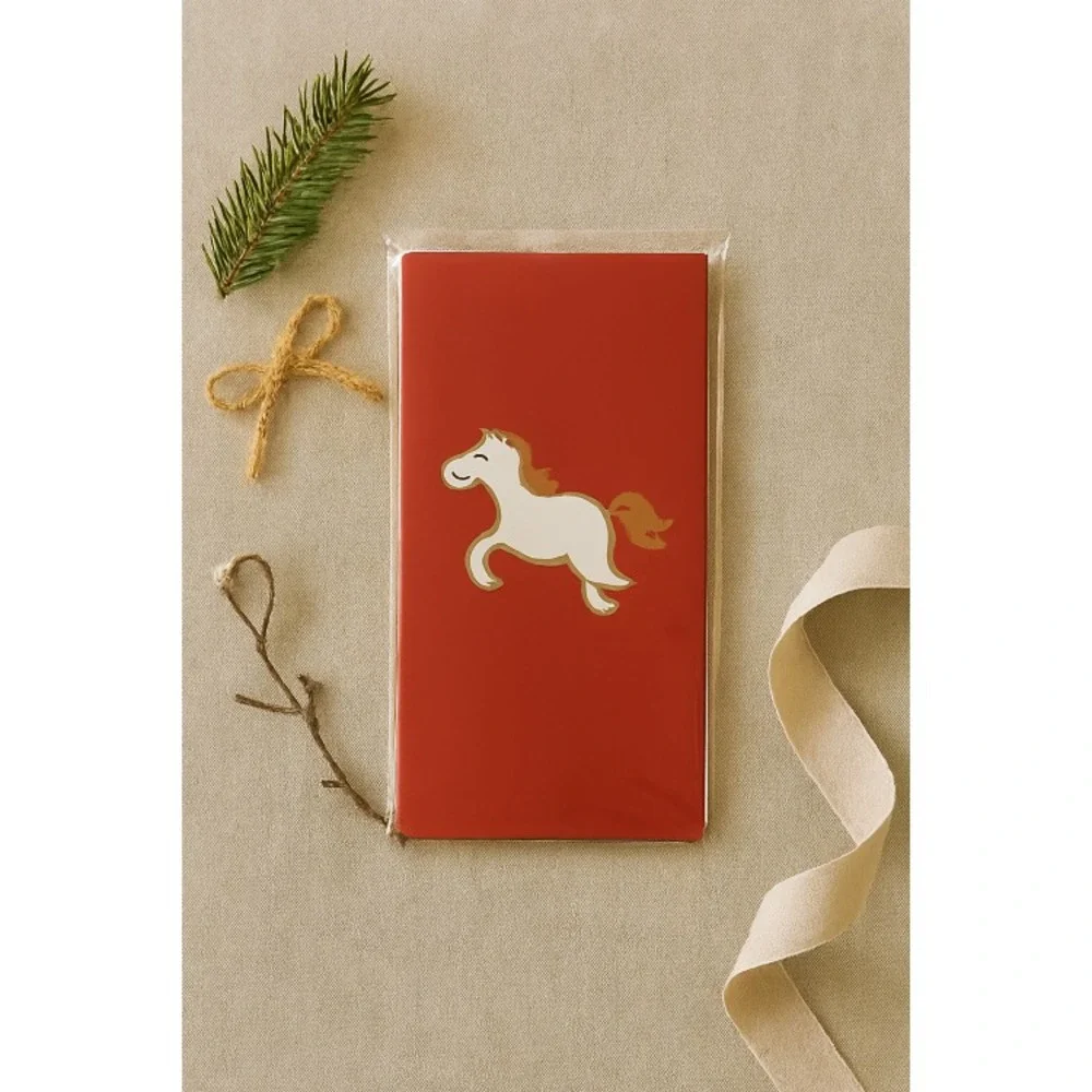 IKEA VINTERFINT Gift Bags – 12 Pack – Nordic Animal & Dala Horse Designs – Disco